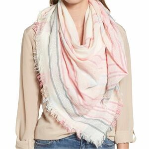 Rebecca Minkoff Textured Stripe Scarf